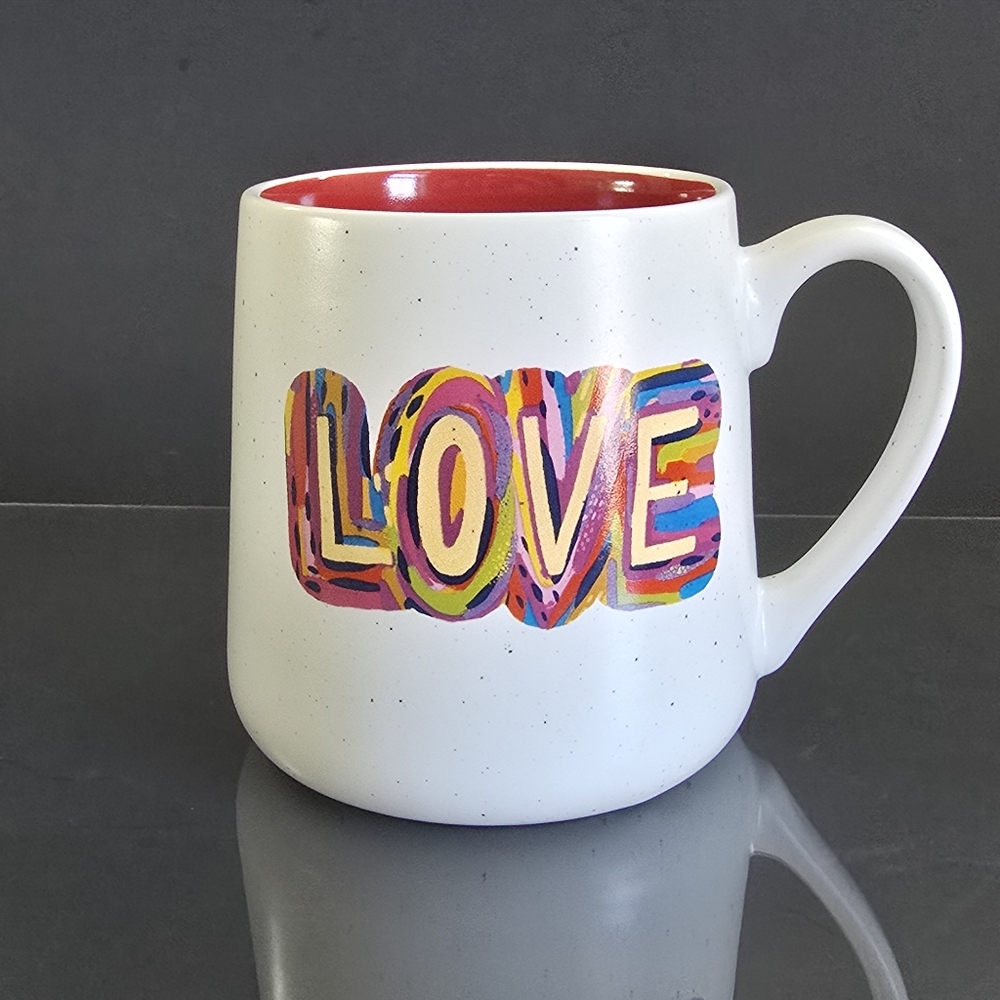Etta Vee “LOVE” Large Ceramic Coffee/Tea Mug Cup 20 Oz. Gift Valentines